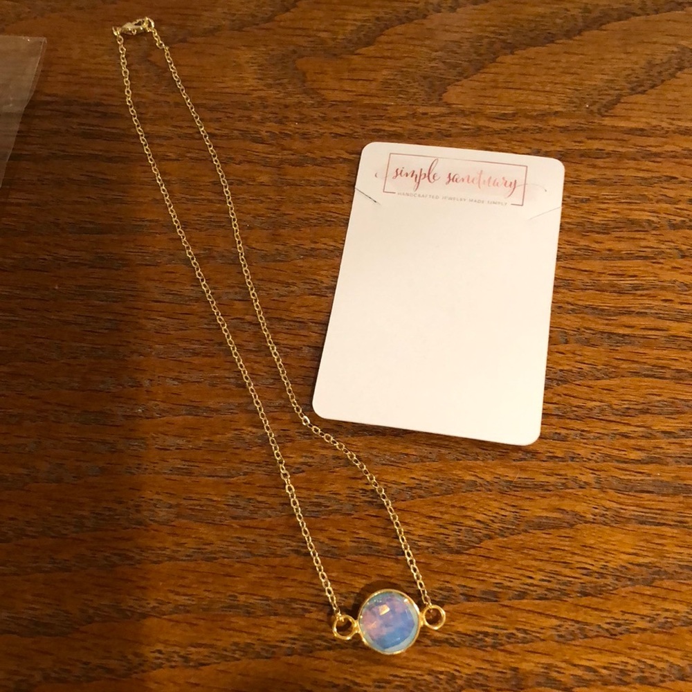  White Opal Necklace - Picture 5 of 8